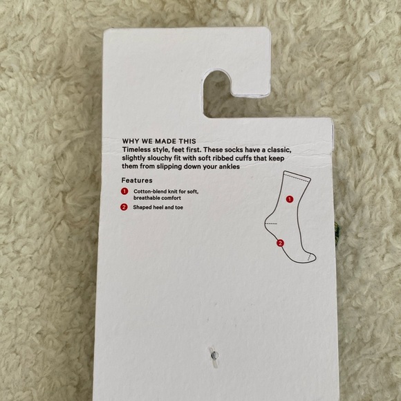 ❤️ Lululemon Essentials Ragg Socks Size Medium NWT - Picture 3 of 9